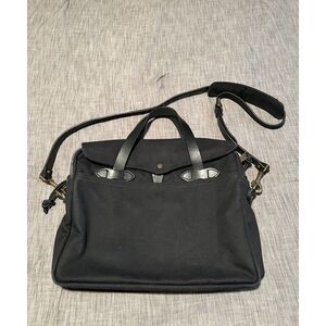 Filson Rugged Twill Original Briefcase in Black / Black - Like New